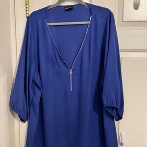 City Chic Stylish Blue Top